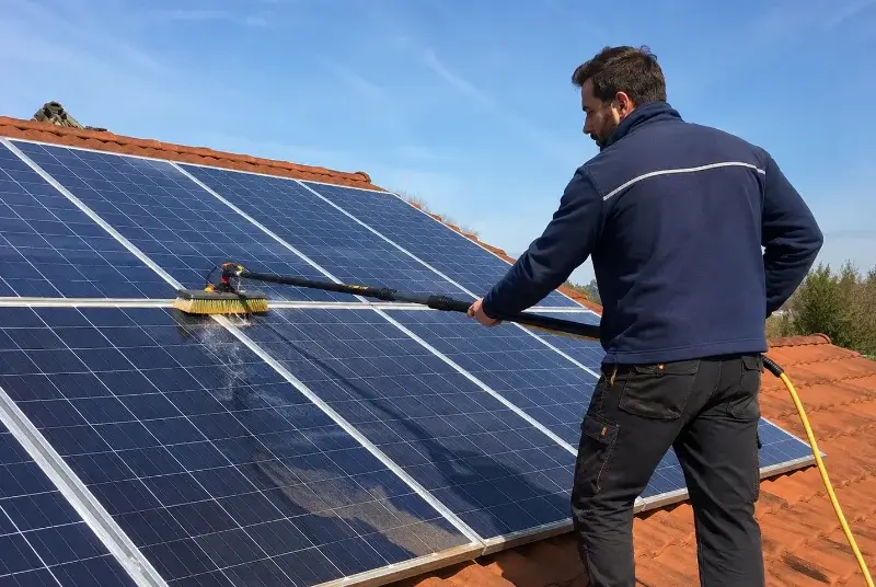 Nettoyage et entretien de panneaux solaires à Préguillac